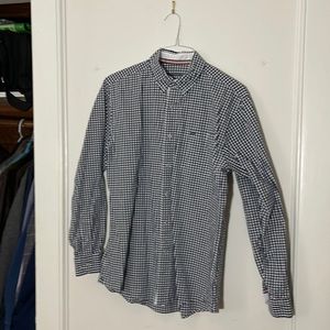 Southern tide black/white button down. Medium